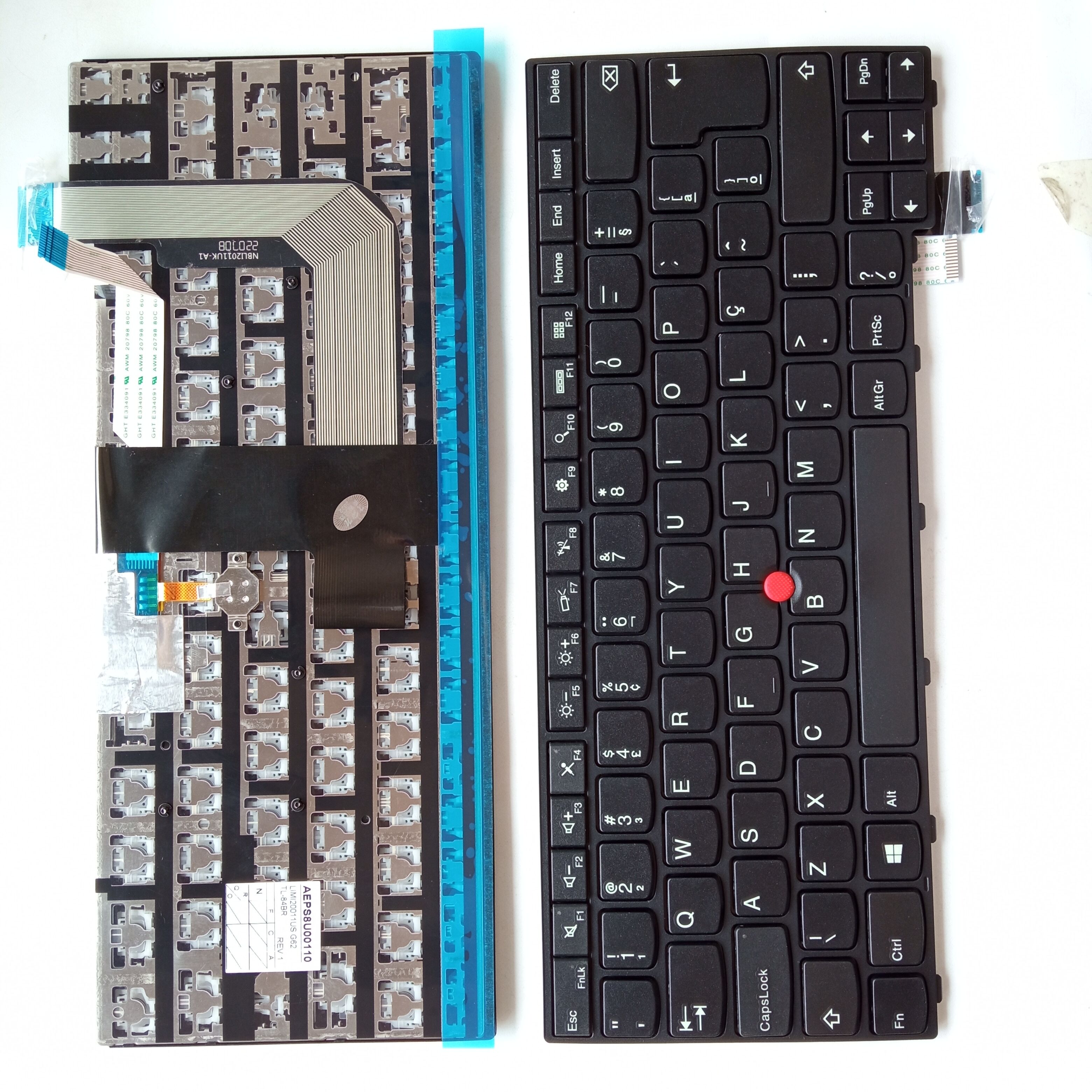 Picture of New Replacement Laptop Keyboard For IBM T460S/S2 BLACK FRAME BLACK (OEM) BR Layout
